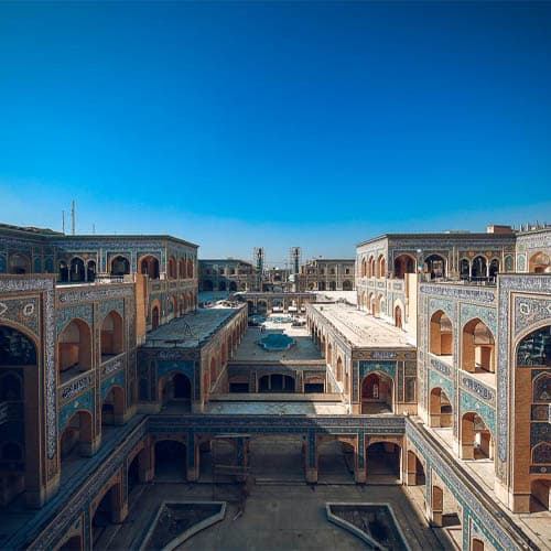 صحن حضرت زهرا نجف - 9
