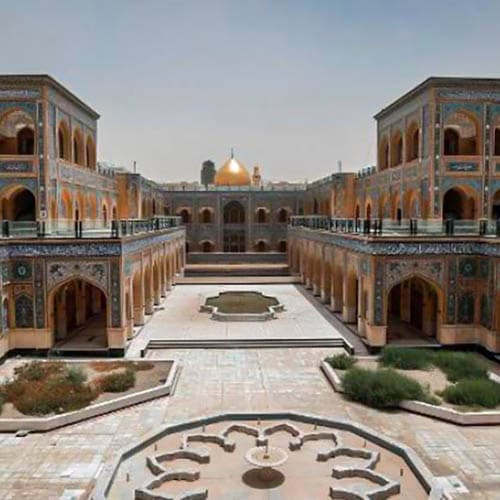 صحن حضرت زهرا نجف - 1